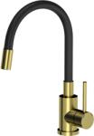Quadron Maggie konyhai csaptelep álló fekete-arany/régi arany 3323503PVDG1 (3323503PVDG1)