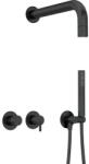 Deante Concealed shower set with hand shower - with horizontal mixer (NQS_N0XK)