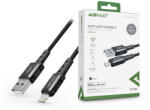 ACEFAST USB-A - Lightning töltő- és adatkábel 1, 2 m-es vezetékkel - 5V/2, 4A - ACEFAST C1-02 Acewire Pro Charging Data Cable - fekete (Apple MFI engedélyes)