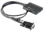 TECHLY IDATA HDMI-VGA3 video átalakító kábel Fekete (IDATA-HDMI-VGA3)