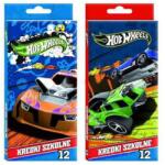UNIPAP Hot Wheels iskolai színes ceruza készlet 12db-os