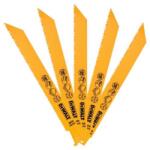 DEWALT Tartozékok - Fűrészlap készlet, 20 cm hosszú, 5 db DT2387 (DT2387)