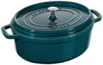 Staub öntöttvas edény | türkiz | ovális 31 cm | 5, 5l (405105980)