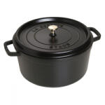 Staub öntöttvas edény | fekete | kerek | 30 cm | 8, 35l (1103025)