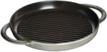 Staub öntöttvas kerek grillserpenyő szürke 26 cm (1203018)