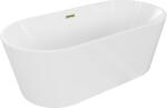 Mexen Luna 180x80 cm white/gold (52031808000-50)