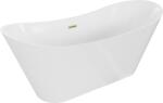 Mexen Celia 170x75 cm alb/periat auriu (52331707500-55)