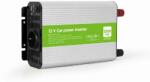 GEMBIRD INVERTER GEMBIRD cu sinusoida simulata, Inverter auto, 1200W, Schuko x 1, USB 5V / 2.1A, baterie 10-16V, EG-PWC1200-01, (timbru verde 4 lei) (EG-PWC1200-01)