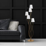 Opviq Modern fekete fali lámpa, MDF ház, 60 x 12 x 33 cm, E27 aljzat (max. 40 W), IP20, dugaszolható, lézerrel vágott kivitel, stílusos és funkcionális világítás bármilyen helyre (86320-942FLG1543)