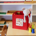 Aberto Design Stílusos piros filckosár, 30 x 30 x 33 cm | 100% filc anyag | Tökéletes otthoni, irodai és gyerekszobák rendezéséhez | Tartós és elegáns tárolási megoldás (85341-968HBR1101)
