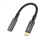 Awei adapter kábel (Lightning aljzat - Type-C, 15cm) FEKETE (CL-216T) (CL-216T)