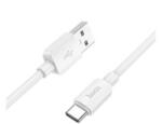 hoco. X96 adatkábel (USB - Type-C, 27W, gyorstöltő, 100cm) FEHÉR (X96_27W_W) (X96_27W_W)