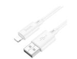 hoco. X88 adatkábel (USB - lightning, 2.4A, gyorstöltő, 100cm) FEHÉR Apple IPAD mini / iPod touch 5 / IPAD mini 2 (X88_UL_W)