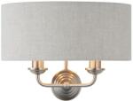 Endon Lighting Aplică Endon 94403 HIGHCLERE 2xE14/40W/230V gri/crom mat (EN0041)