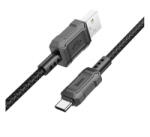 hoco. X94 adatkábel (USB - Type-C, 3A, gyorstöltő, 100cm, törésgátló) FEKETE (X94_UT_B) (X94_UT_B)