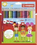 STABILO color 24 db karton tok + neon színek