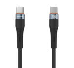 Nillkin FLOWSPEED adatkábel (Type-C - Type-C, 60W, PD gyorstöltő, 100cm) FEKETE (GP-149790) (GP-149790)
