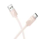 hoco. X114 adatkábel (USB - Type-C, 3A, gyorstöltő, 100cm) RÓZSASZÍN (X114_USB_C_P) - aqua