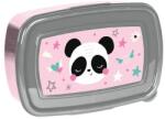 PASO Pandás műanyag uzsonnás doboz - With love (PP25PB-3022)