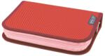 Herlitz Penar neechipat Herlitz, fermoar ascuns, interior textil, dimensiune 13.5 x 19.5 x 3 cm, motiv Uni Red (400198263) Penar