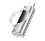 hoco. UA32B adapter (Type-C aljzat - lightning, adatátvitel és töltés, LED kijelző) EZÜST Apple IPAD Air / IPAD Air 2 / IPAD Pro 10.5 (2017) (UA32B_S)