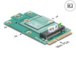 Delock Mini PCIe apa - M. 2 kulcs A csatlakoztató adapter (64339) (64339) - aqua