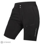 Endura Hummvee Lite női rövidnadrág betéttel Fekete (L)
