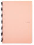 KARTON P+P Pastelini Apricot A5 60 lapos vonalas spirálfüzet (8-800) - officedepot