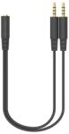 Hama А4Tech Адаптер 3.5 mm жак женско - 2 x 3.5 mm жак мъжко (AD-4P)