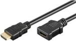 Goobay fekete 2m HDMI hosszabbító kábel (61309) (61309)