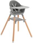 KikkaBoo Столче за хранене 6 в 1 Kikkaboo - Woody, Grey (31004010173)