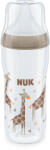 Nuk Шише със силиконов биберон NUK - Perfect Match, 6м+, 360 ml, Жираф (10216018)