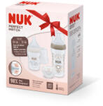 Nuk Подаръчен сет 3 части Nuk - Perfect Match, Сърце и Дъга (10225335)