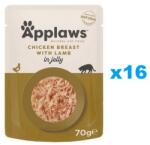 Applaws Cat Csirkemell bárányhús zselében 16x70 g