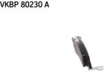 SKF Set placute frana fata SKF VKBP80230A