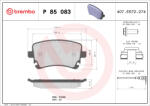 BREMBO Set placute frana BREMBO P85083