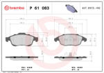 BREMBO Set placute frana fata BREMBO P61083