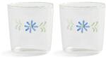 &k amsterdam set de pahare flora blue 300 ml 2-pack 99KK-SLU02F_TSP (361.03) Pahar