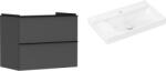 Hansgrohe Készlet szekrény Hansgrohe Xelu Q 54028670, mosdótál Hansgrohe Xelu Q 61031450