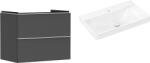 Hansgrohe Készlet szekrény Hansgrohe Xelu Q 54028700, mosdótál Hansgrohe Xelu Q 61025450