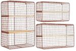 Madam Stoltz raft de perete 3-pack 99KK-OPU03J_92X (35870CPR) Raft