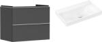 Hansgrohe Készlet szekrény Hansgrohe Xelu Q 54028700, mosdótál Hansgrohe Xelu Q 61026450