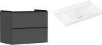 Hansgrohe Készlet szekrény Hansgrohe Xelu Q 54028670, mosdótál Hansgrohe Xelu Q 61032450