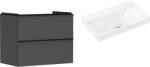 Hansgrohe Készlet szekrény Hansgrohe Xelu Q 54028670, mosdótál Hansgrohe Xelu Q 61026450
