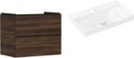 Hansgrohe Készlet szekrény Hansgrohe Xelu Q 54030670, mosdótál Hansgrohe Xelu Q 61025450