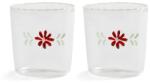 &k amsterdam set de pahare flora red 300 ml 2-pack 99KK-SLU02G_TSP (361.02) Pahar