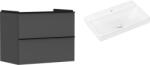 Hansgrohe Készlet szekrény Hansgrohe Xelu Q 54028670, mosdótál Hansgrohe Xelu Q 61020450