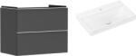 Hansgrohe Készlet szekrény Hansgrohe Xelu Q 54028700, mosdótál Hansgrohe Xelu Q 61020450