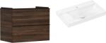 Hansgrohe Készlet szekrény Hansgrohe Xelu Q 54030670, mosdótál Hansgrohe Xelu Q 61031450