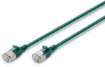 ASSMANN F/FTP CAT 6A RJ45 Patch kábel 1, 00m - Zöld (DK-1632-A-010S-G) (DK-1632-A-010S-G)